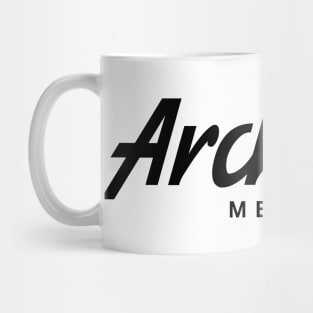 Arch City Media Specialties Black Font Mug